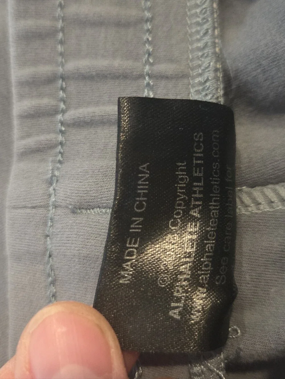 Alphalete Men's Gray Jogger Pants with Drawstring